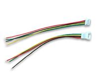 Micro JST 1.25mm (4pin) Male/Female Connectors with Wires 100mm [mJST-4p-MF-100mm]